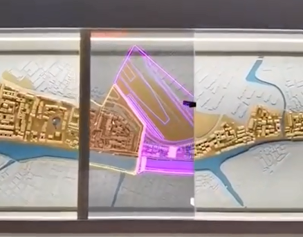 55寸透明oled滑軌屏-蘇州實驗中學