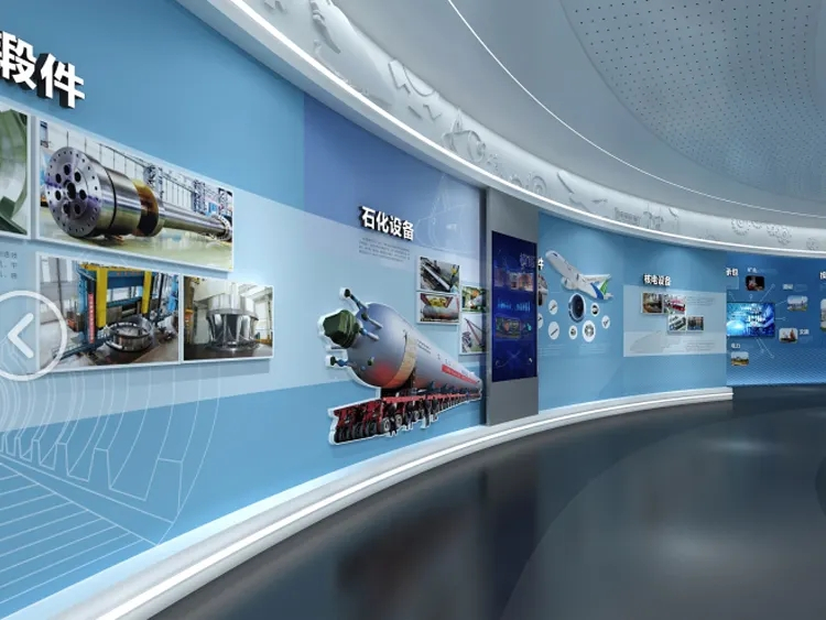 55寸透明oled弧形滑軌屏