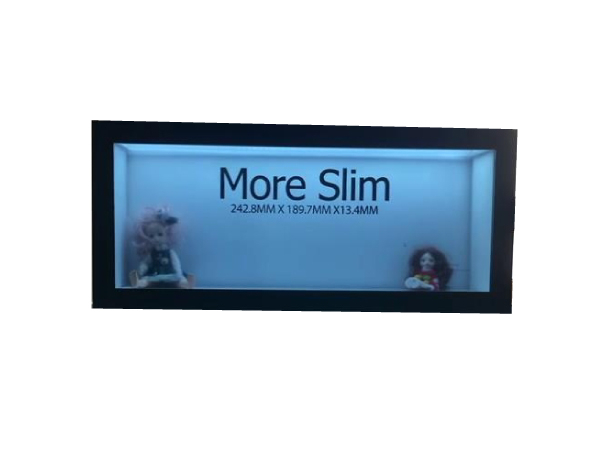 長(zhǎng)條形透明液晶展示柜