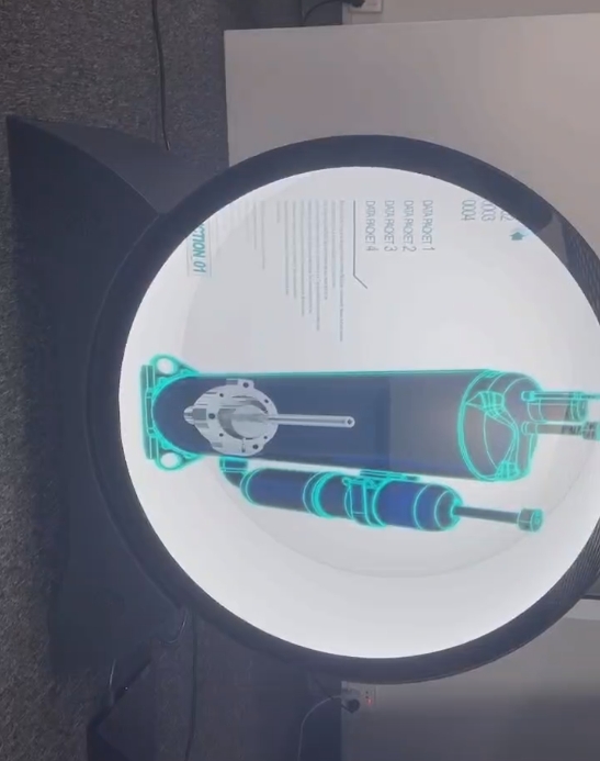 23.6寸圓形透明液晶屏幕