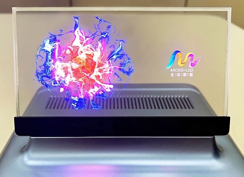 7寸透明MicroLED屏